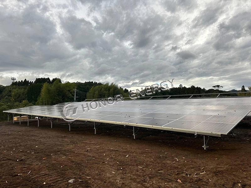 Japán Kyushu 650kw projekt sikeresen befejeződött