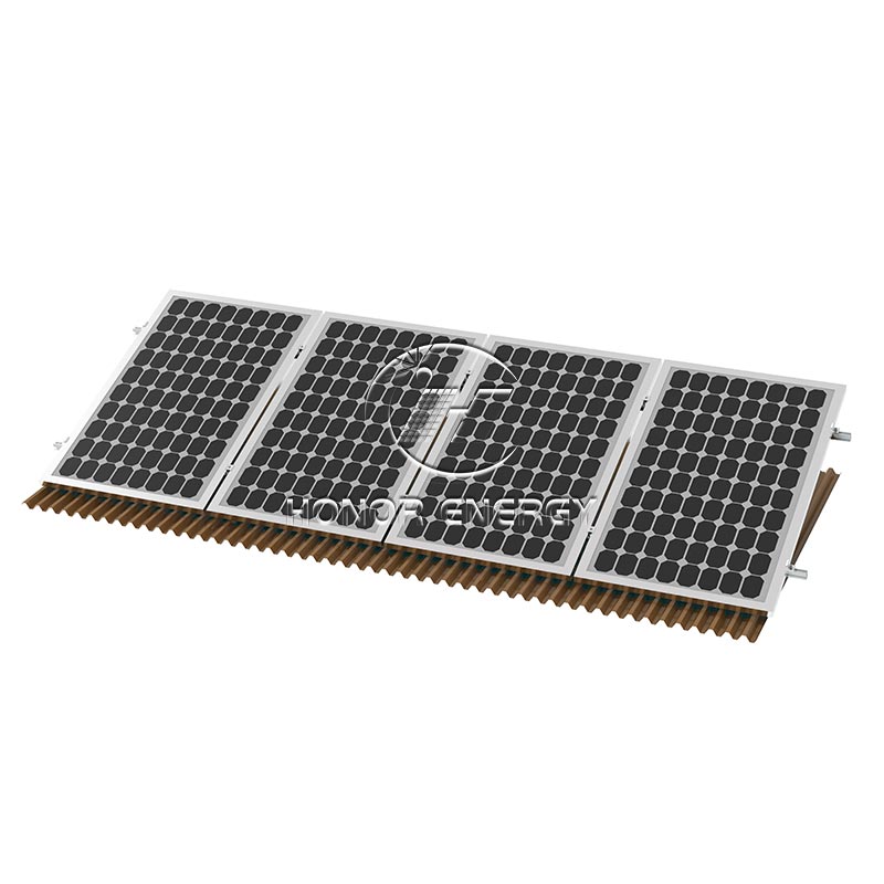 Alumínium állítható napenergia -tartó