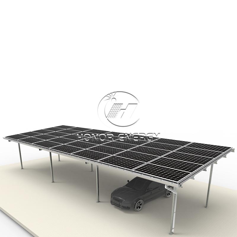 Acél négy posta napenergia -tartó