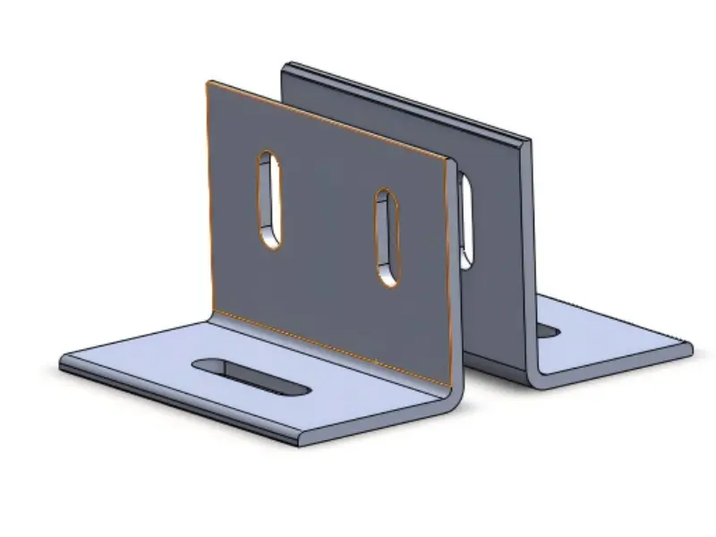 Duplalyukú acél napelemes alap