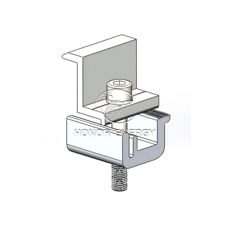 No Drill Solar end clamp