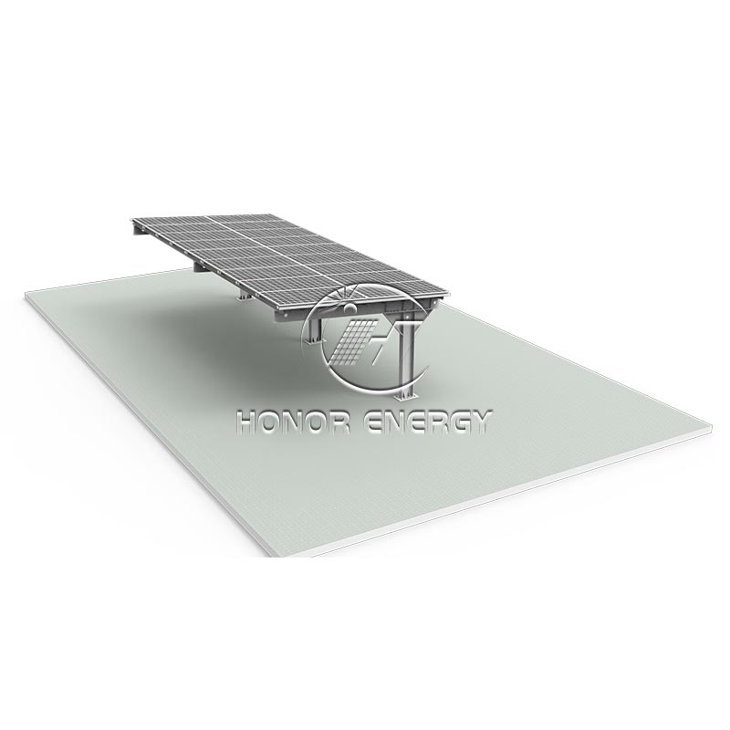 Acél egykori napenergia -carport tartó