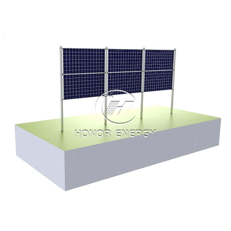 Függőleges napenergia -tartó